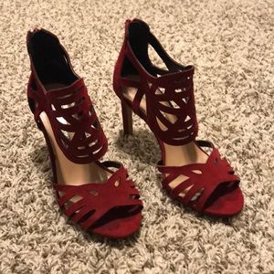 Red Audrey Brook Heels